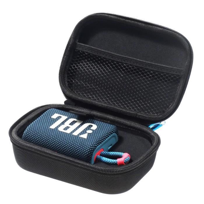 Étui Housse pour JBL GO 3 Mini Enceinte Bluetooth -- AQSACOKIYA - Coque Rigide avec éponge Sac de Rangement