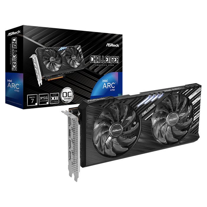 Carte Graphique Asrock Intel Arc A750 Challenger SE 8GB – GDDR6, PCIe 4.0 - vue 6
