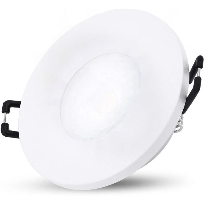 Postcode Partina City Herdenkings Spot LED encastrable plat IP65 avec module LED remplaçable 5 W Blanc neutre  – Lampe de salle de bain encastrable blanc 230 V p[1185] - Cdiscount Maison