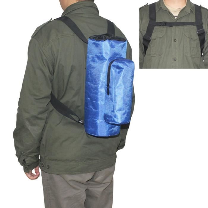 Sac à Dos Tissu Oxford Rembourré Etanche Antichoc Protection de Bouteille Doxygène 20-35L Facile à Transport et Levage