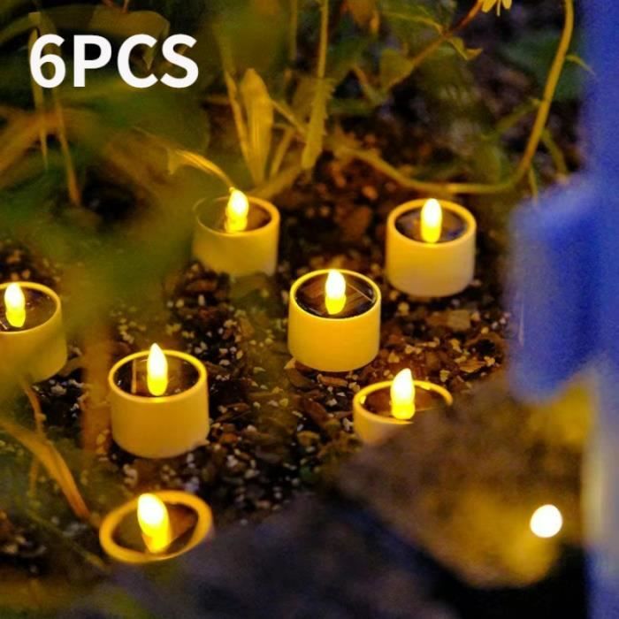 Gadgy Bougie Solaire Exterieur Lot De 3 Led Lanternes Pour L'extérieur