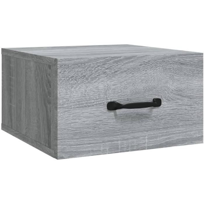 Table De Chevet VidaXL - 2 Tiroirs - Bois D'Ingénierie - 30x30x40cm - Multiple Coloris