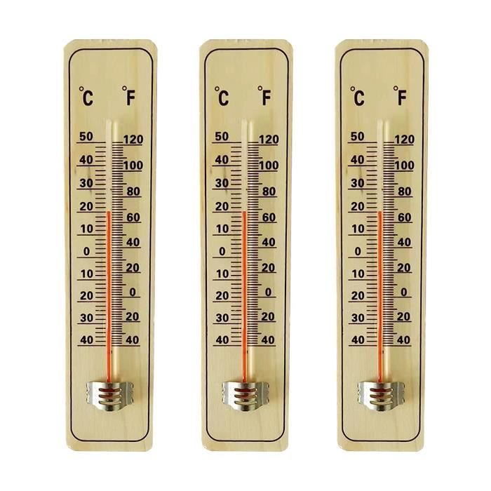 Thermomètre Minima Maxima Lantelme - Affichage Température Actuelle, Max Et Min, Pour Jardin Et Maison