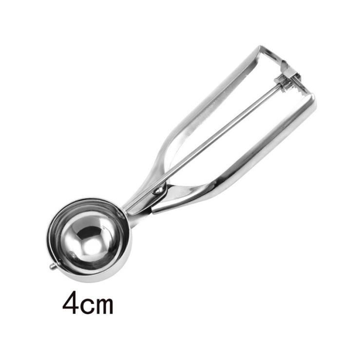 Cuillère Professionnelle Pour Faire Boule Glace/Fruit Matière Acier Inoxydable D