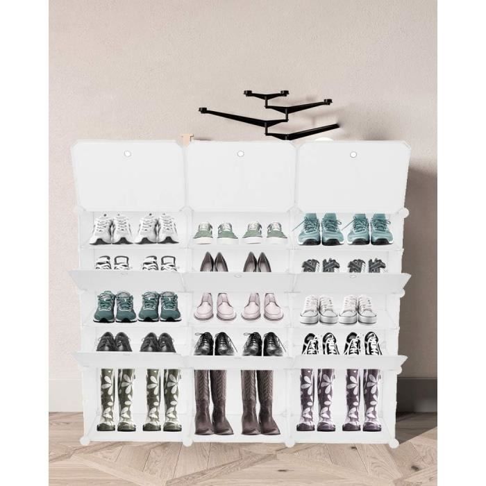 Armoire À Chaussure Portable Meuble Chaussures Grande Capacité Range