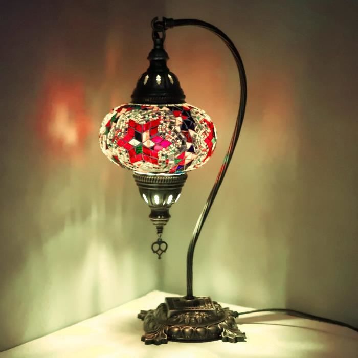 Lampe à poser,Lampe de Table marocaine rétro,lampe de chevet,café