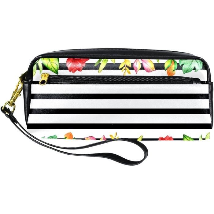 Trousse à Crayons En Cuir Bœufbrun GERMANUS - Fabriquée En UE - Modèle Fass - Neuf Avec étiquettes