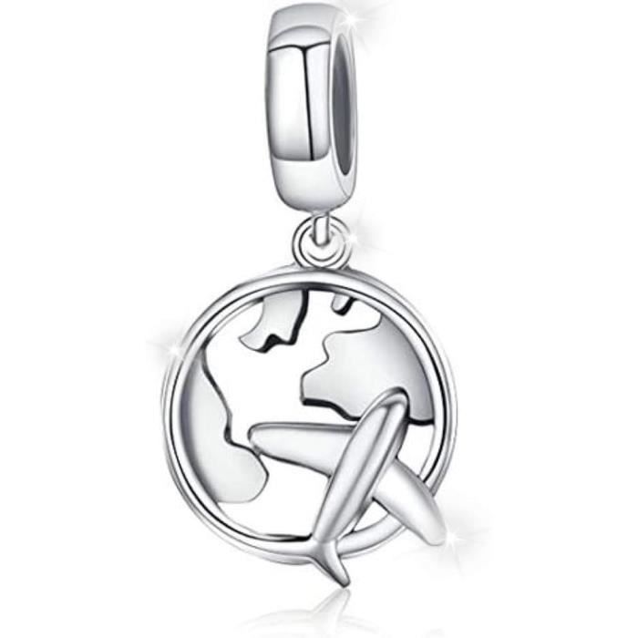 Charm pendante Disney Lumière, bicolore en argent 925/1000 et métal doré 585/100