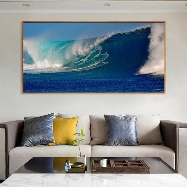 Diamond Painting écriture Arabe - Kit Complet 5D Grand Format (jusqu'à 80x200 Cm), Toile, Strass, Outils
