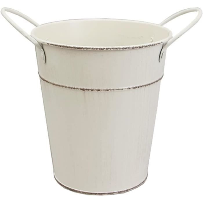 5 PCS FER Galvanisé Seau En Étain Enfant Vases À Fleurs Décoratifs EUR 13,78 - FR