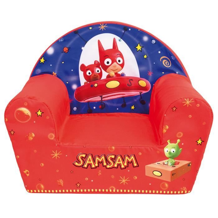 Samsam Fauteuil Club En Mousse Pour Enfant Rouge Rouge Bleu Achat Vente Fauteuil Canape Bebe Cdiscount