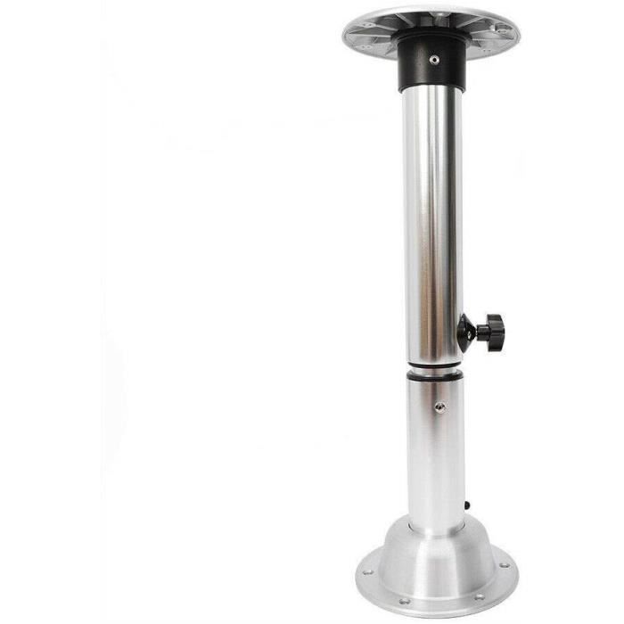 Support Réglable Pour Siège De Bateau En Alu - Hauteur 34 à 49 Cm - Idéal Pour Pêche Et Navigation
