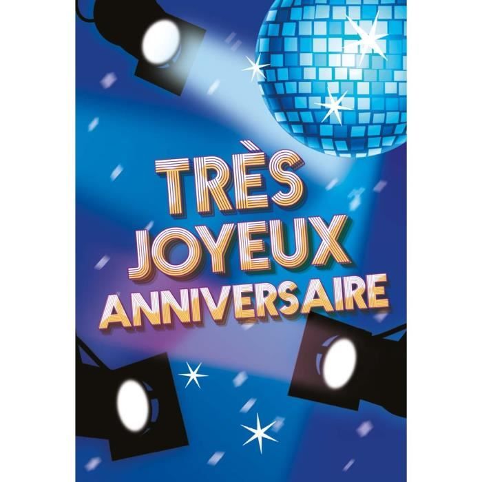 Carte Anniversaire Homme Cdiscount