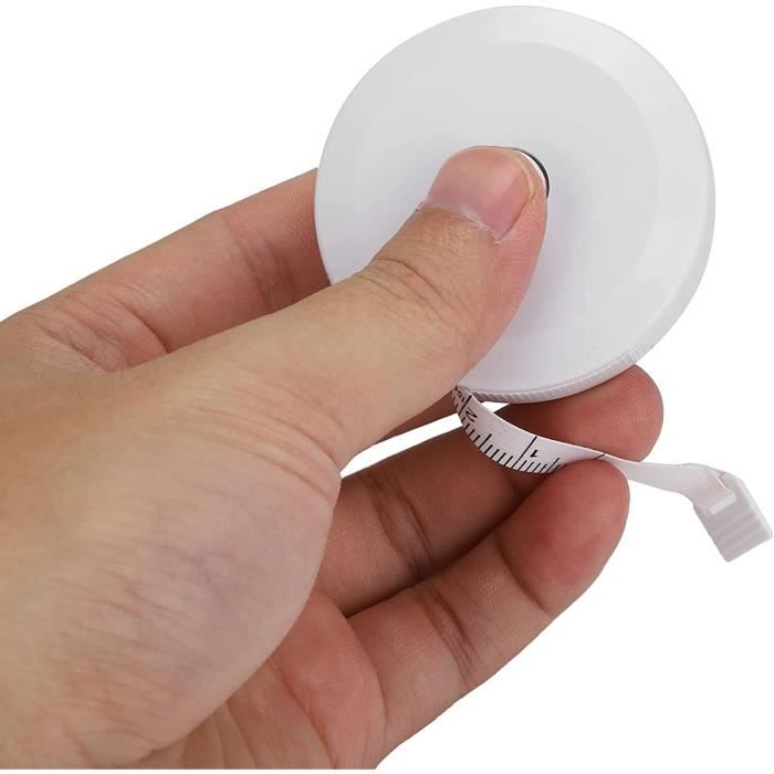 Mini Ruban À Mesurer Porte-clés Amélioré Avec Règle En Acier De