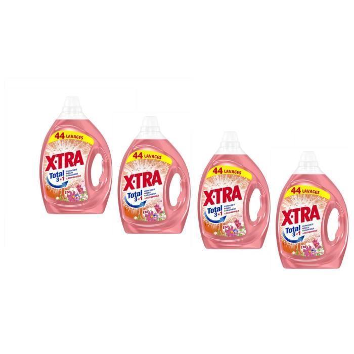 XTRA Total - Lessive Liquide, 2,2L - 44 lavages