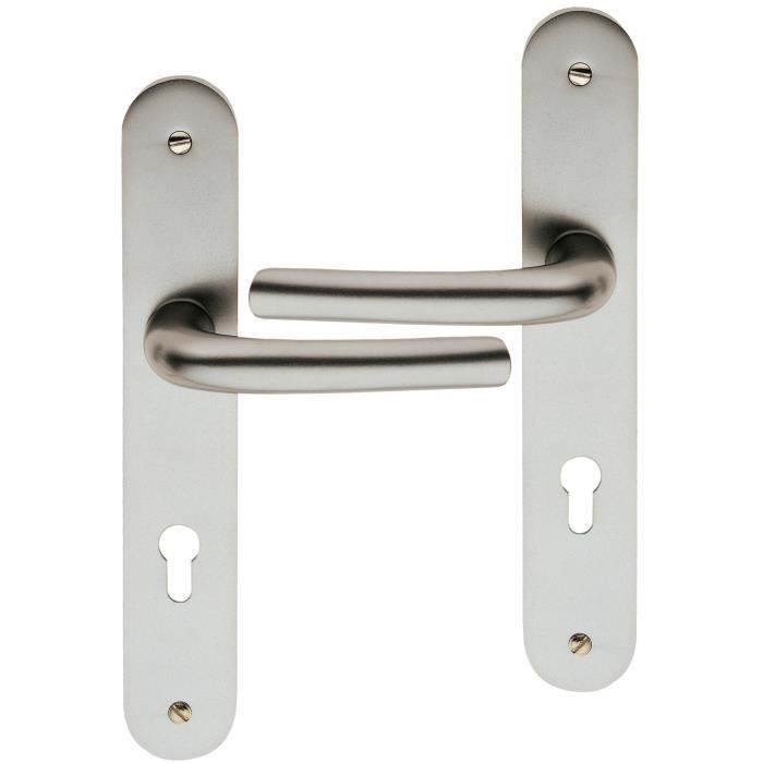 Poignée Porte Chambre Froide Poignee De Porte D Entree Alu Inox Mat Cle I Achat Vente