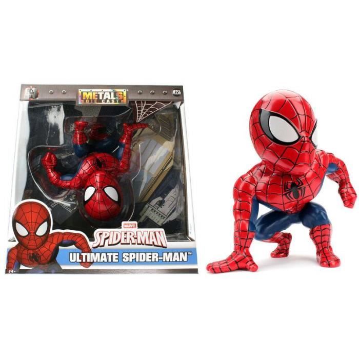 Figurine Spiderman en métal 15cm - SIMBA.DICKIE.GROUP - Metals - Blanc Noir  - A partir de 8 ans - Cdiscount Jeux - Jouets