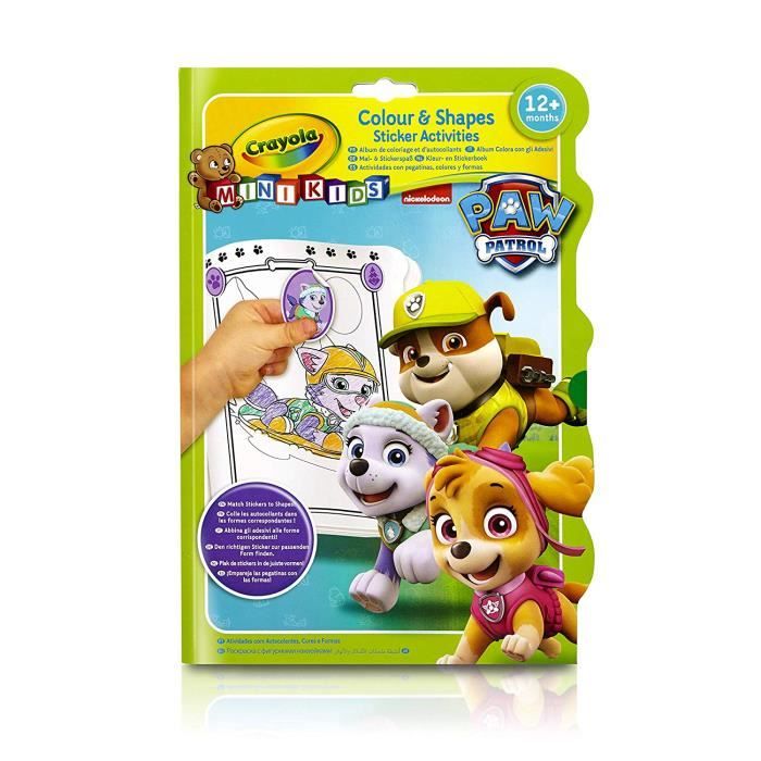 CRAYOLA Mini Kids Malbuch Mit Stickern – Kreativset Für Kinder Ab 3 Jahren, 30 Seiten + 3 Stickerbögen