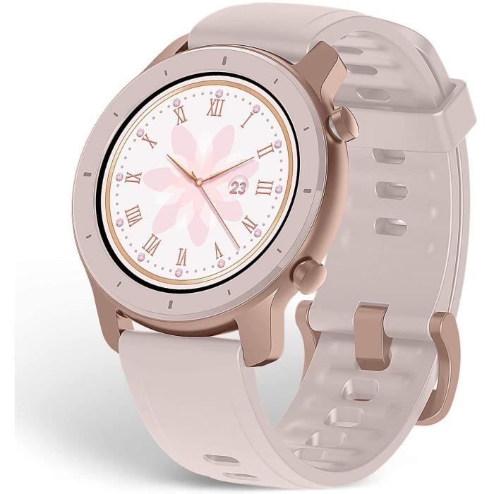 Amazfit GTR 42mm Montre Connectée Femme Homme, Tracker d'Activité