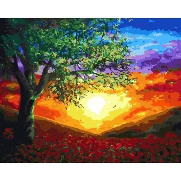 LR Kit De Peinture Par Numéro Avec Pinceaux Et Peinture Acrylique Pour  Enfants Adultes Débutants 40,6 X 50,8 Cm Sans Cadre✿77✿ - Achat / Vente  peinture au numéro LR Kit De Peinture Par Numéro - Cdiscount