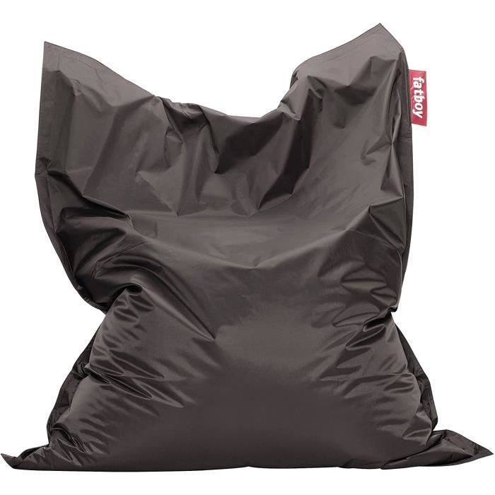 fatboy® the original pouf poire bean bag-coussin-fauteuil-canapé d'intérieur xxl | gris foncé | 180 x 140 cm a264