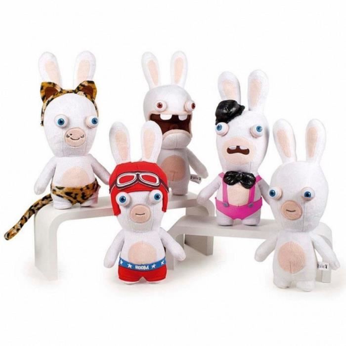 1 Peluche Lapin Cretin Cm Doudou Jouet Achat Vente Peluche Cdiscount