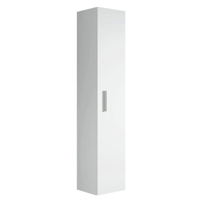 Armoire de rangement Pluto Hauteur 150cm Blanc - Meuble de salle de bain - Porte(s) - Contemporain Armoire de rangement Pluto Hauteur 150cm Blanc - Meuble de salle de bain - Porte(s) - Contemporain