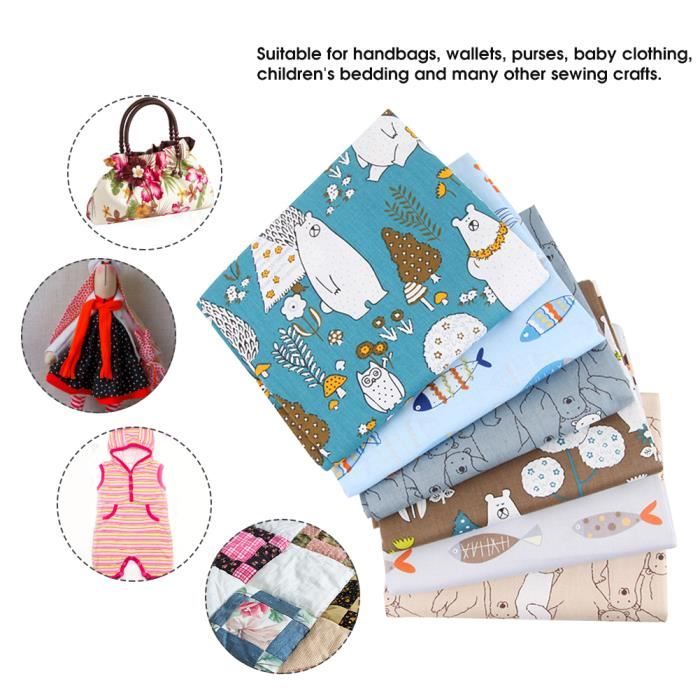 6pcs Tissu Serge De Coton De Couleur Motif Mixte Artisanat Accessoires De Couture De Courtepointe Bebe Bricolage 50x40cm Chd Cdiscount Beaux Arts Et Loisirs Creatifs