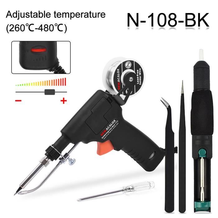 Fer à souder Kit complet Irons soudure électronique Outil 60W, kit fer a souder