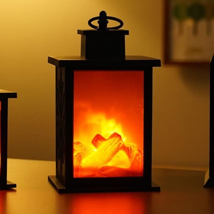 Lampe Led En Forme De Flamme Pour Cheminée, Simulation 3d, Usb Ou