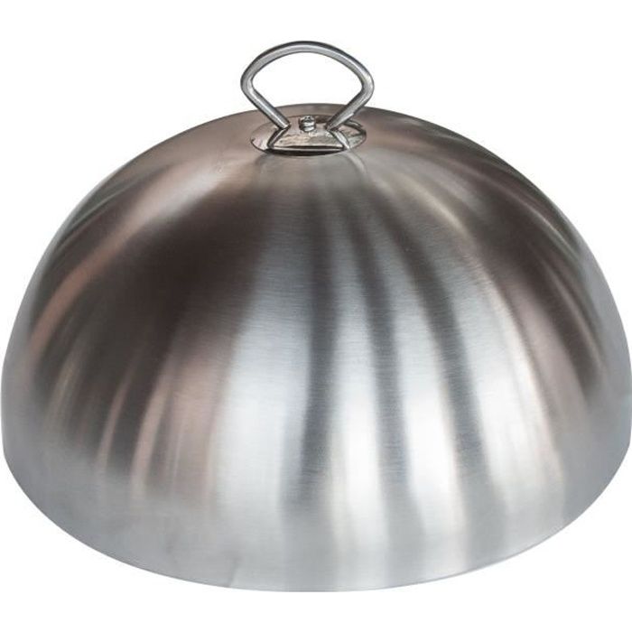 Cloche en inox pour cuisson à la plancha CAMPINGAZ Ø 28cm Cuire à la vapeur