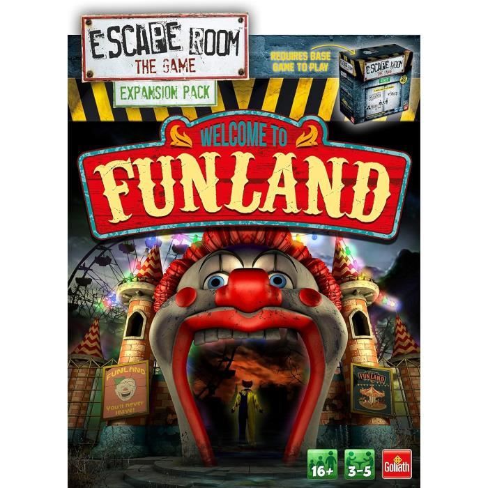 Games- Escape Room The Game Extension Welcome To Funland Jeu Familial ...