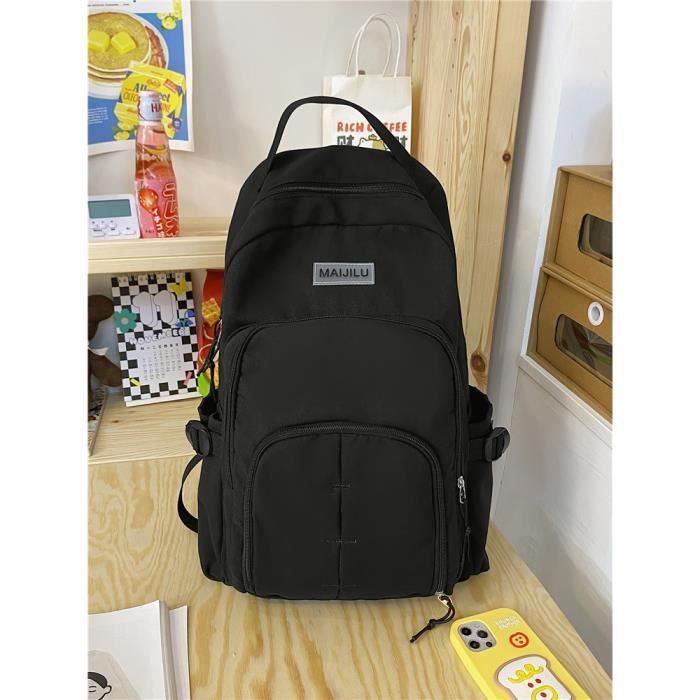 Sac à Dos Asge Unisexe Fashion - Cartable École Nylon Imperméable Pour Adolescents Et Adultes