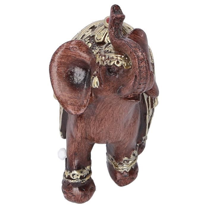 6 Figurines éléphants Miniatures En Résine – Décoration De Table, Jardin Ou étagère – Style Mignon Et Coloré