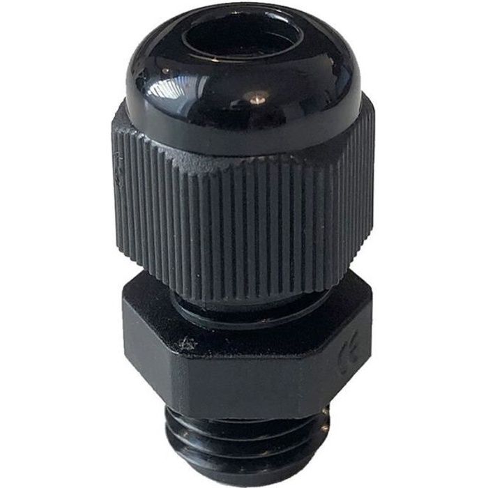 Lot De 10 Presse-étoupes Kalitec M16 En Plastique De 3,5 à 10 Mm - Zone De Serrage - Contre-écrou M16 En Plastique Gris - Passe-câbles étanches