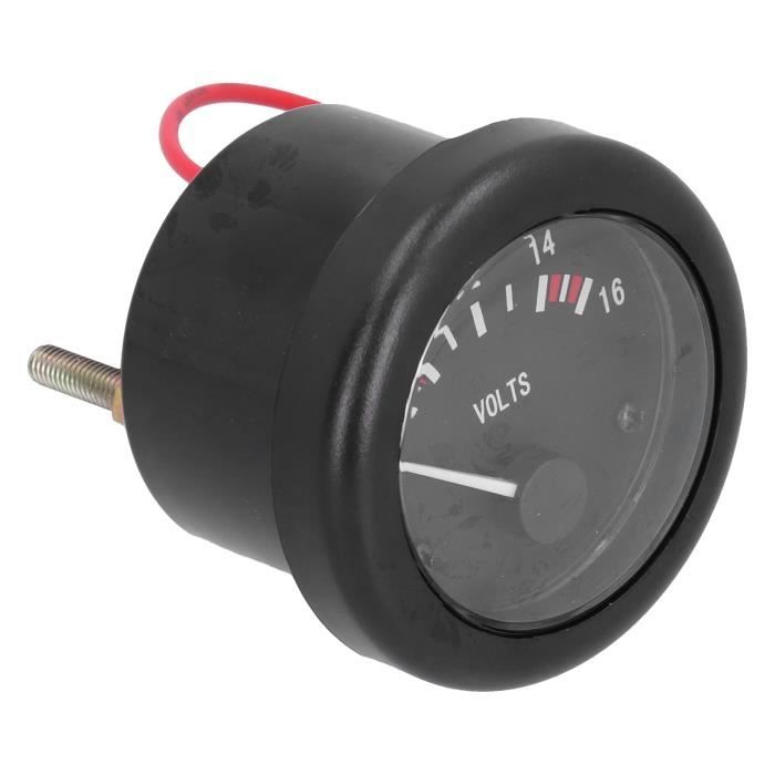 Voltmètre VDO Style 52mm 2-1/16" Pour Système 12V - Jauge De Tension Avec Faisceau De Fils - Neuf Sous Emballage