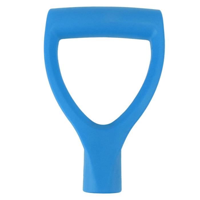 Poignée En D De Rechange QWORK Pour Pelle/Bêche/Fourche - Diamètre Intérieur 32 Mm, Polypropylène Robuste