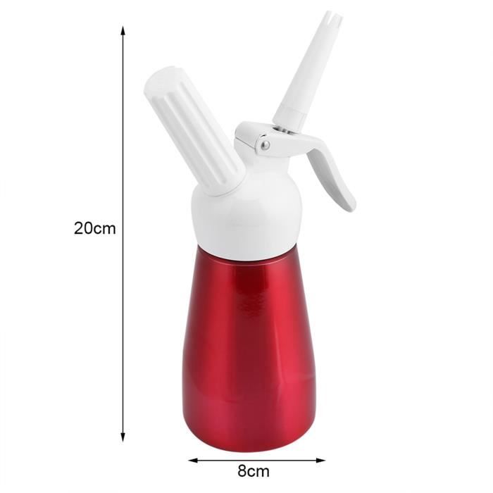 250/500mL Aluminium Fouettée Dessert Crème beurre Distributeur Whipper mousse Maker Neuf 250/500mL Aluminium Fouettée Dessert Crème beurre Distributeur Whipper mousse Maker Neuf