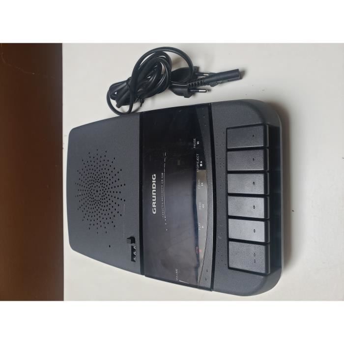 Grundig DICTAPHONE MAGNETOPHONE GRUNDIG CR 120 LECTEUR ENREGISTREUR CASSETTE K7 PORTABLE 