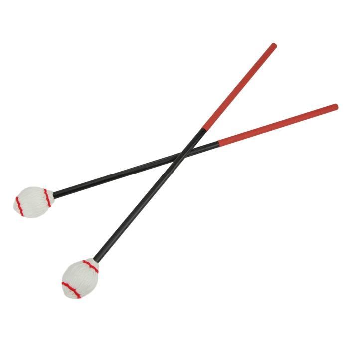 Baguettes De Tambour UKCOCO En Bois - 2 Maillets De Percussion Durables Et Portables Pour Les Batteurs En Déplacement