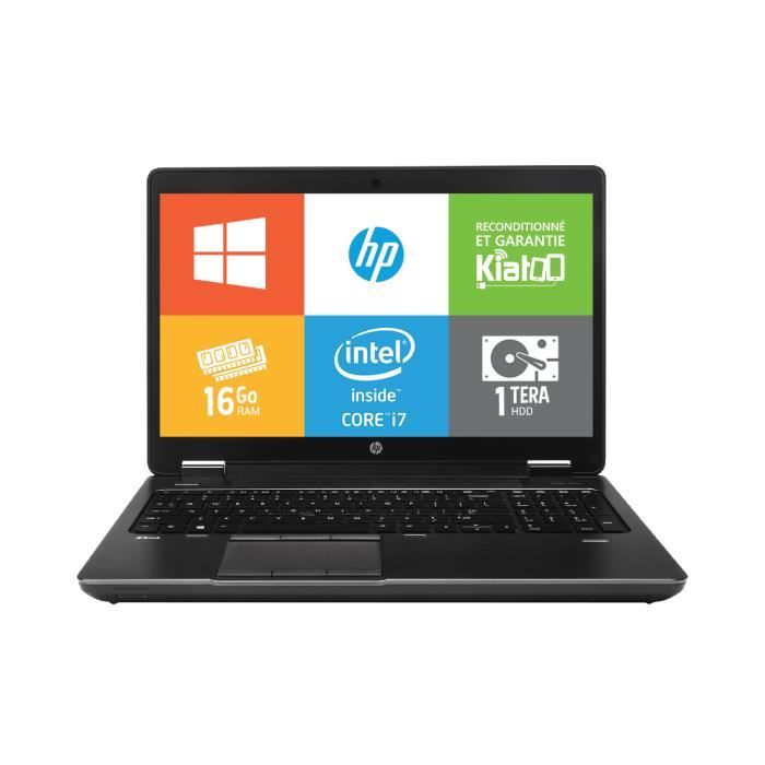 Pc portable-ZBOOK15-intel core i7-16go ram 1 To