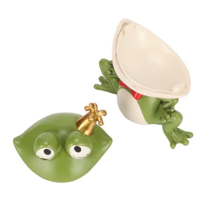 Feng Shui Grenouille porte-bonheur doré -- 5 x 3.5 cm