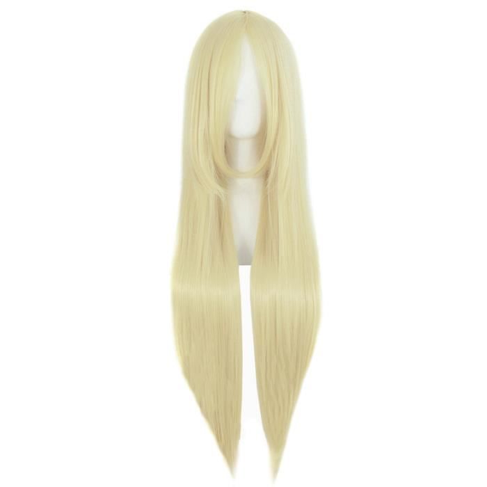 perruque cosplay blonde
