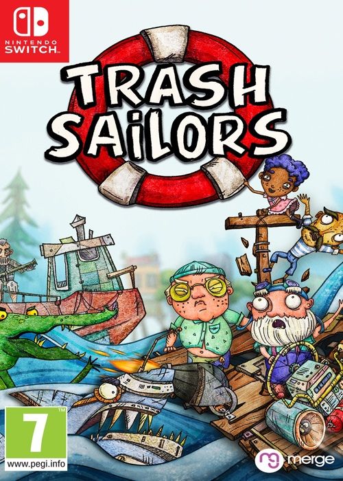 Jeu Daction - Just For Games - Trash Sailors - Nintendo Switch - 1 À 4 Joueurs - Pegi 7+