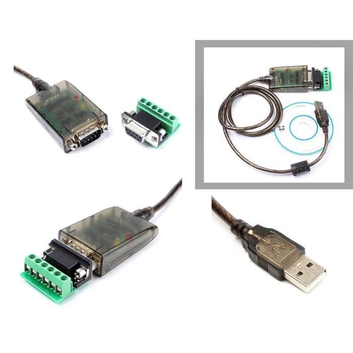 KALEA-INFORMATIQUE © - Convertisseur USB vers RS485 CHIPSET FTDI FT232 -  Permet le montage d'un materiel série RS-485 (fil à fil - Cdiscount  Informatique