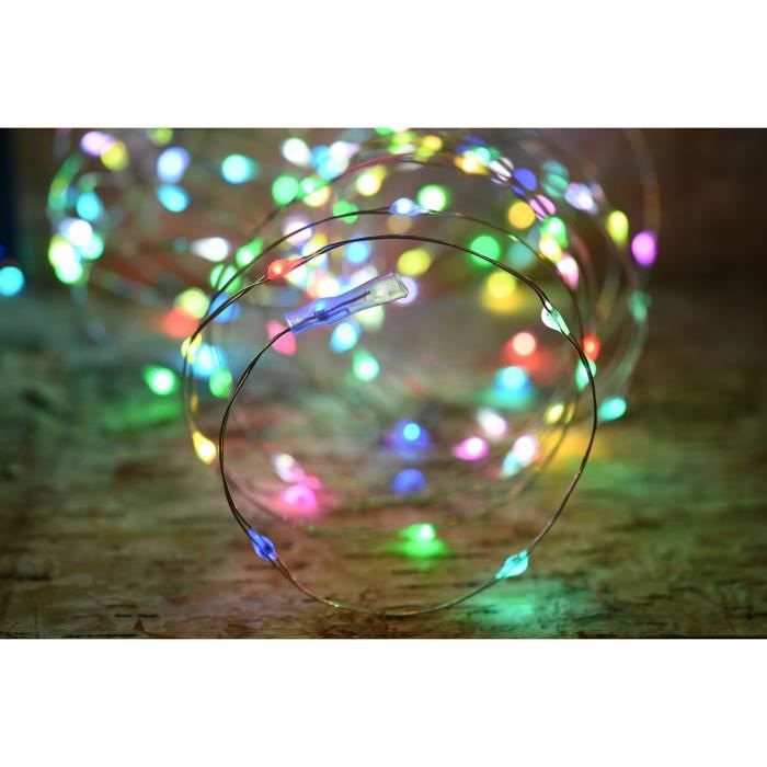GUIRLANDE VERTE FLEXIBLE LUMINEUX VERT 5m SUR PRISE SECTEUR 220V