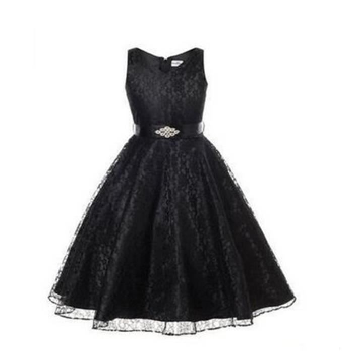 Robe Fille Yumi Taille 152 (11/12 Ans) Bleue Fleurie - Mi-saison, Coupe évasée, TBE