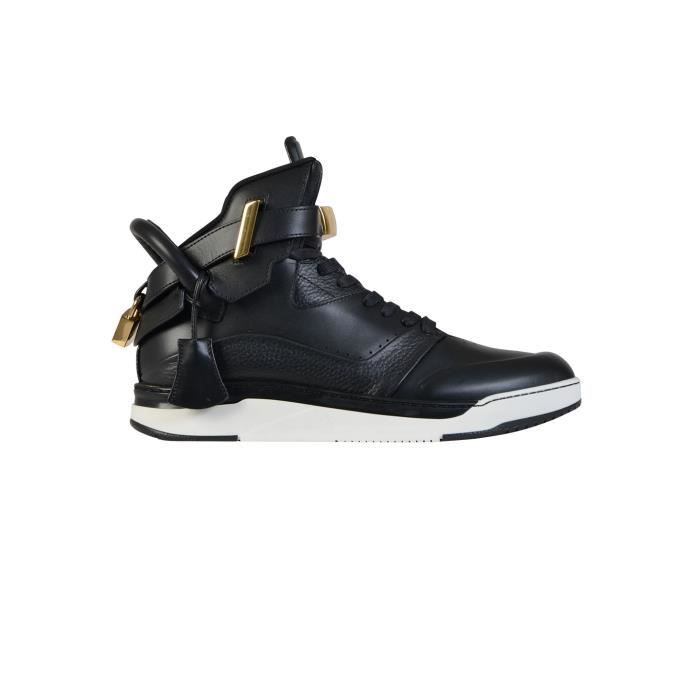 Sneakers Cuir Buscemi pour homme en coloris Noir Homme Chaussures Baskets Baskets montantes 