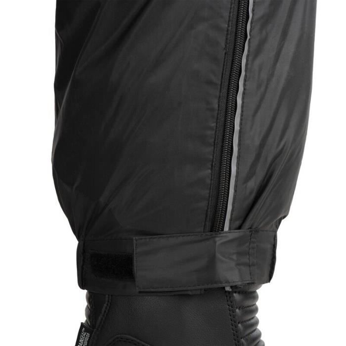 Pantalon de pluie moto Oxford - noir - S