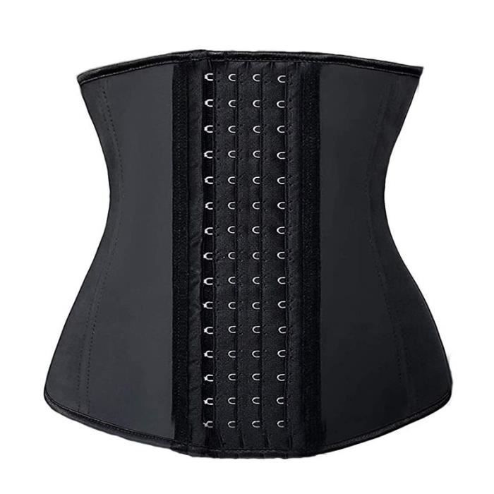 AMOUNE Femme Gaine Amincissante Ventre Plat Latex Corset Minceur
